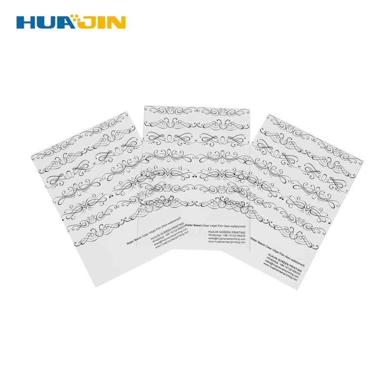 100micron Waterproof Milky Screen Printing Inkjet Film Rolls for Inkjet Positive Inkjet Printers