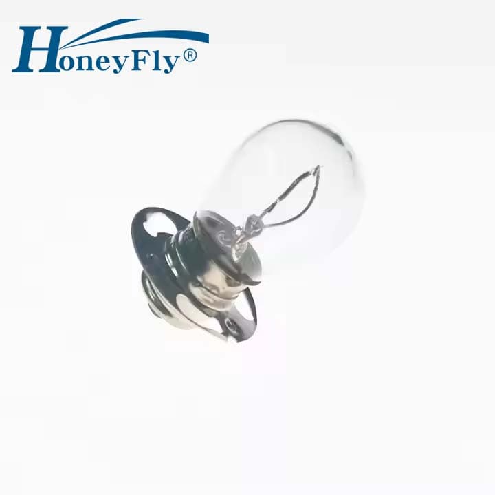 HoneyFly Marine Indicator Lamp Bulb 12V 35W Flange Plate Tungsten Glass Boat
