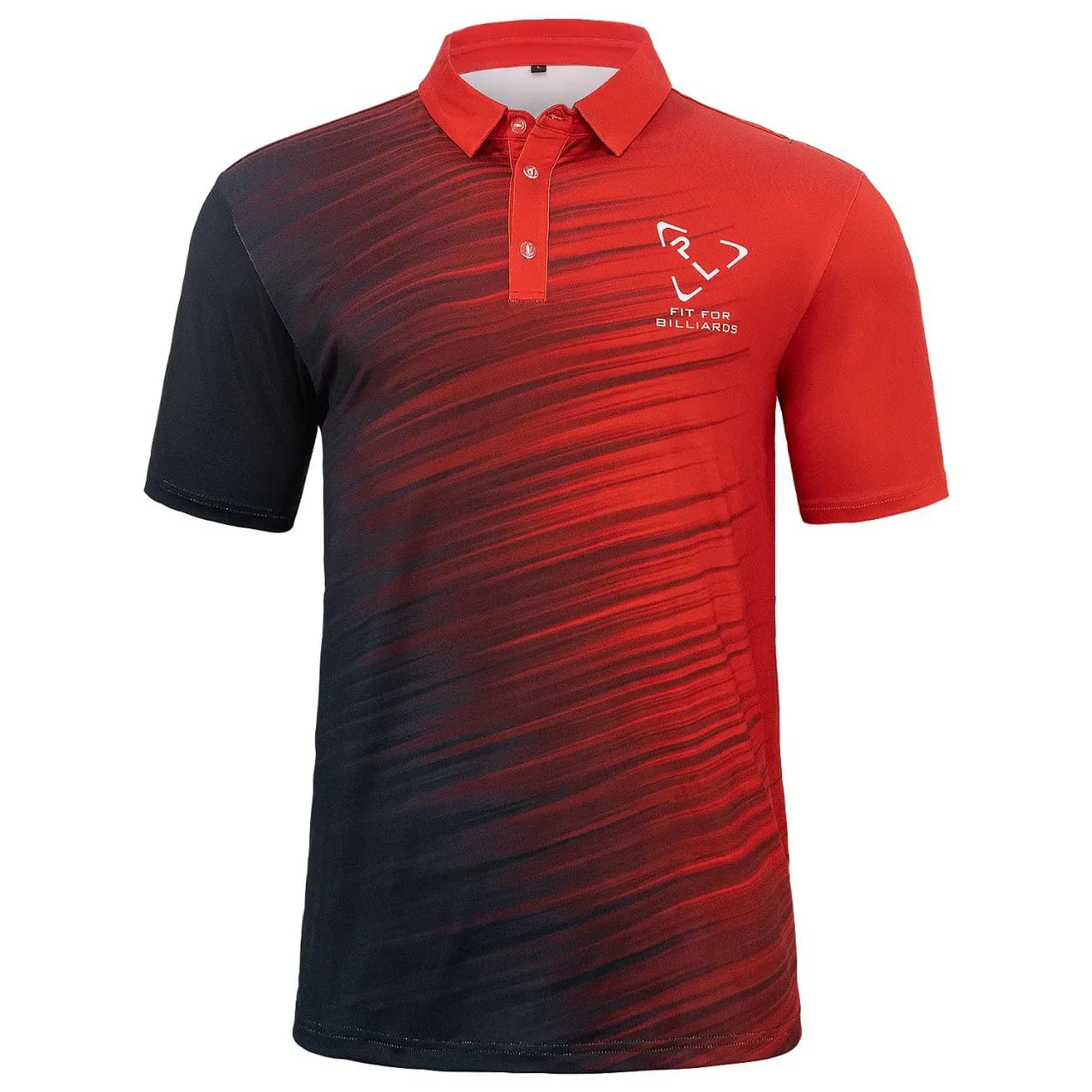 Moisture Wicking Billiard Hall Staff Custom Printed Workwear Short Sleeve Polo Shirt