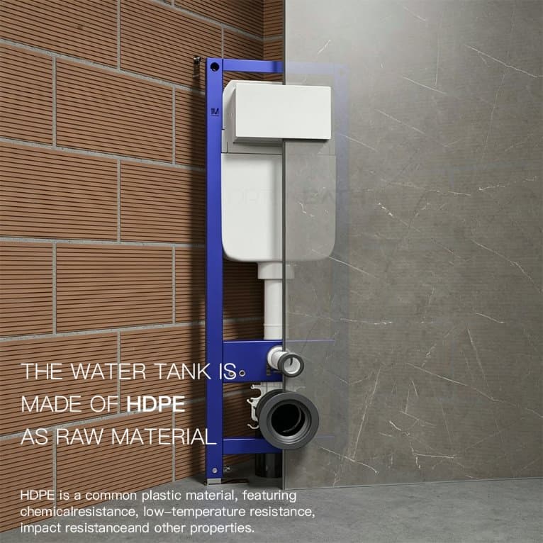 Ortonbaths Concealed Cistern Hidden Water Tank for Wall Hung Toilet Wall Mounted Wc Flush Tank