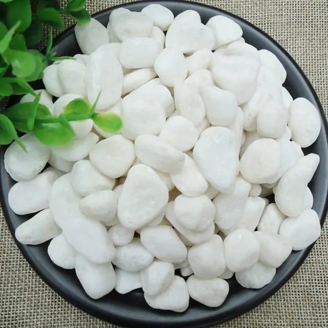 Top Quality White Pebble-Stone for Garden Landscape Decoration Outdoor Gravel Pebble Stone