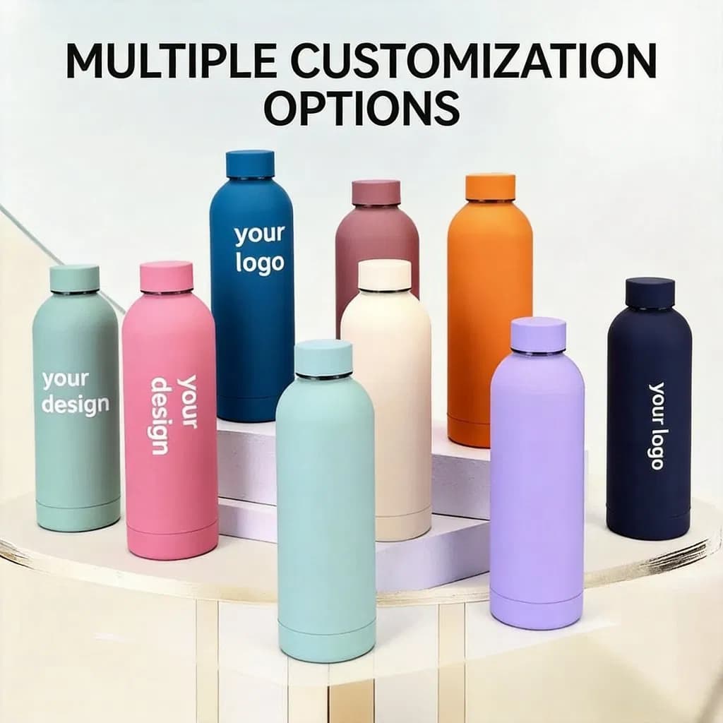 350ml 500ml 750ml Thermal Bottle Double Wall 304 Stainless Steel Bottle Cup Insulated Drink Bottle Tumbler Water Bottle