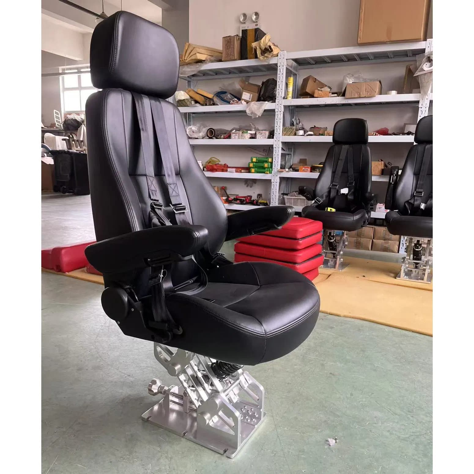 Aqualand Marine Pilot Helm Shockmitigation Suspension Boat Marine Seats (SC-1)
