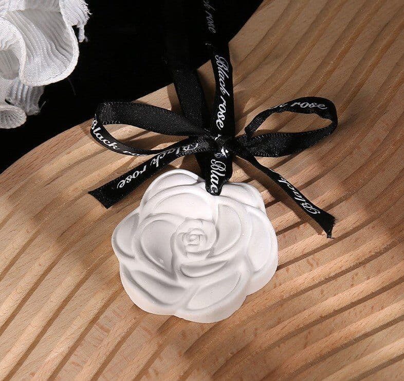 Hanging Ceramic Aroma Flower Fragrance Oil Diffuser Car Home Stone Scented Clay Aroma Stone