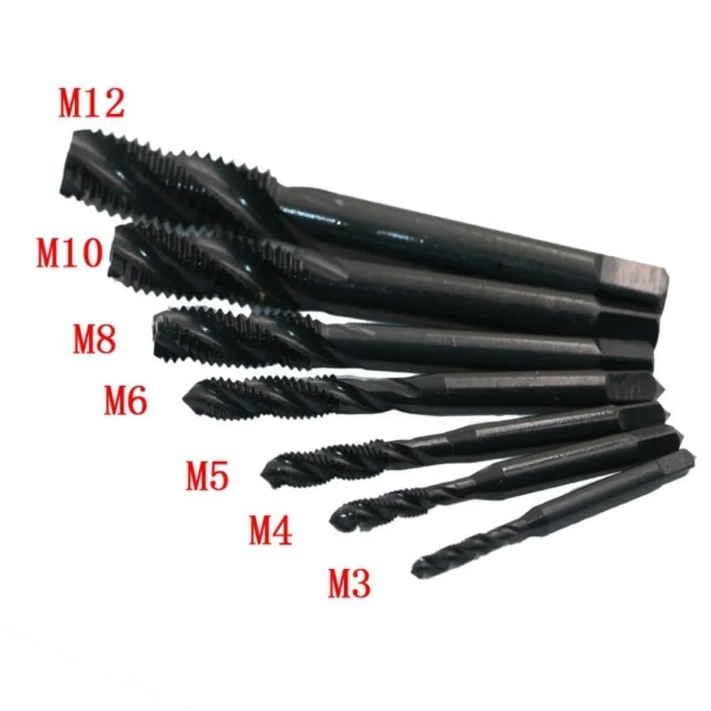 High-Speed Steel ISO Standard Spiral Tap with Straight Shank
