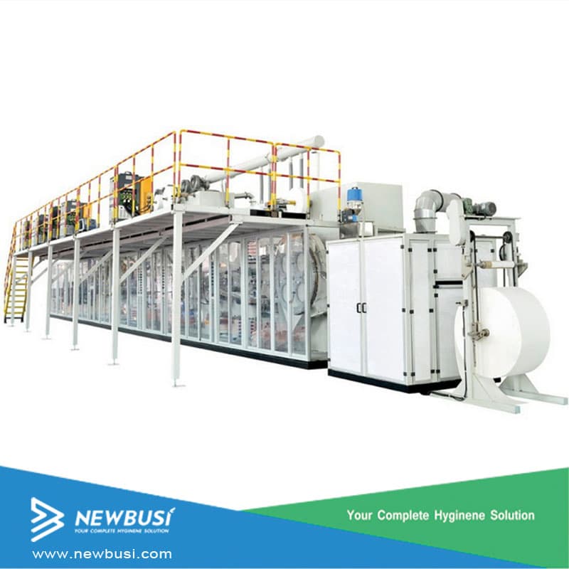 Automatic Full Elastic Waistband Baby Diaper Machine for Pakistan