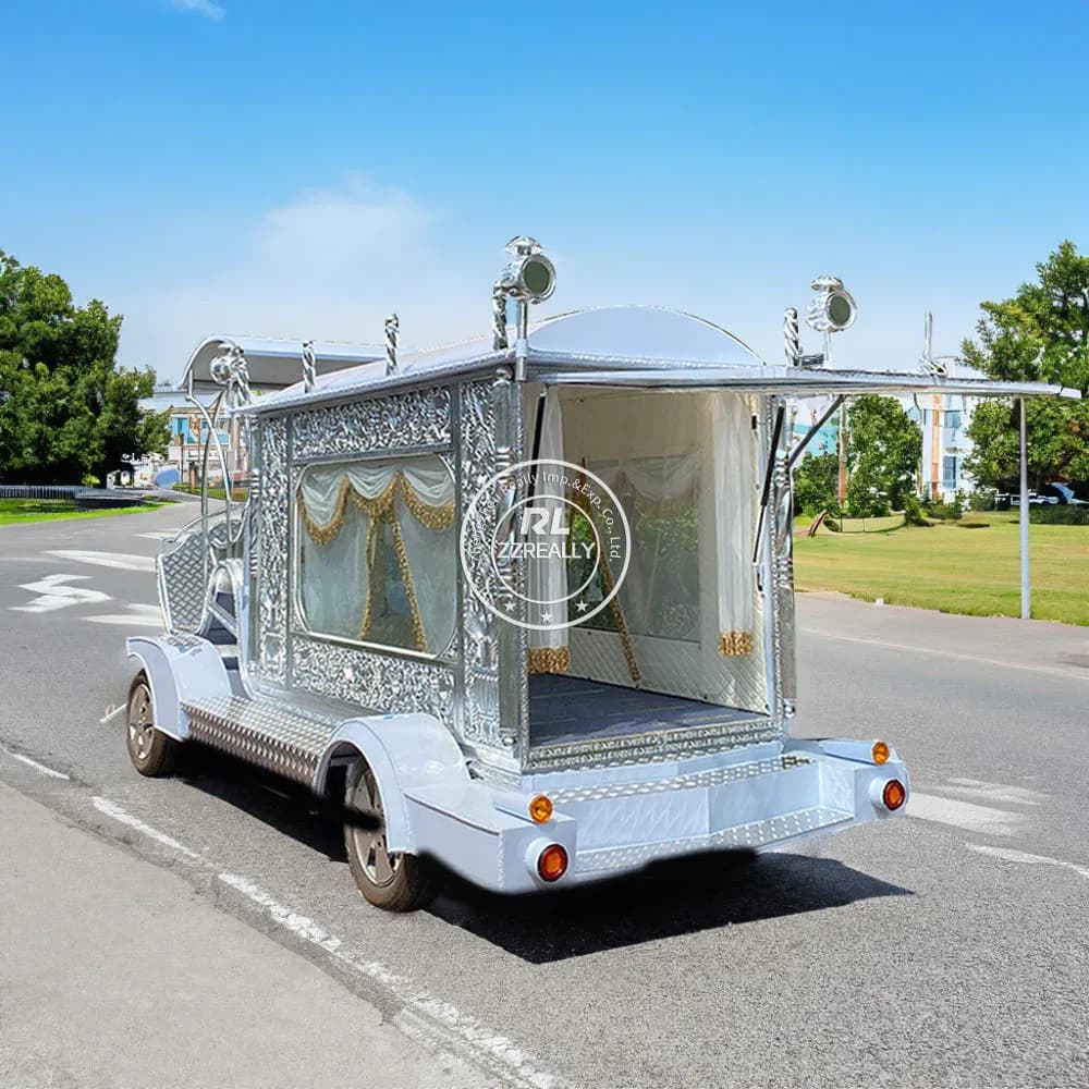 High Quality Big Promotion Horse Hearse for Sale Funeral Horse Drawn Wagon Funeral Coffin Carriage
