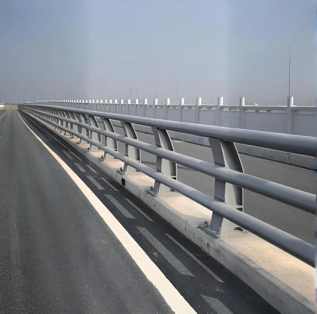 Hot-DIP Galvanized Steel Bridge Rail Highway Safety Barrier Bridge Rail Manufacturer