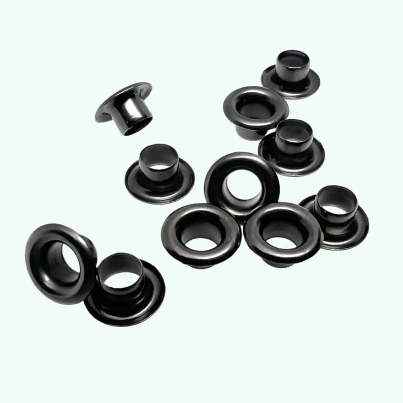Marine Grade Metal Eyelets for Swimwear with Round Custom Nickel