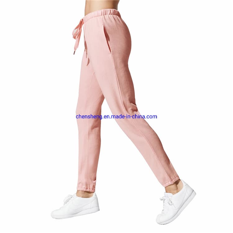 Custom Women Sweatpants Drawstring Active Workout Yoga Sweatpants with Pockets