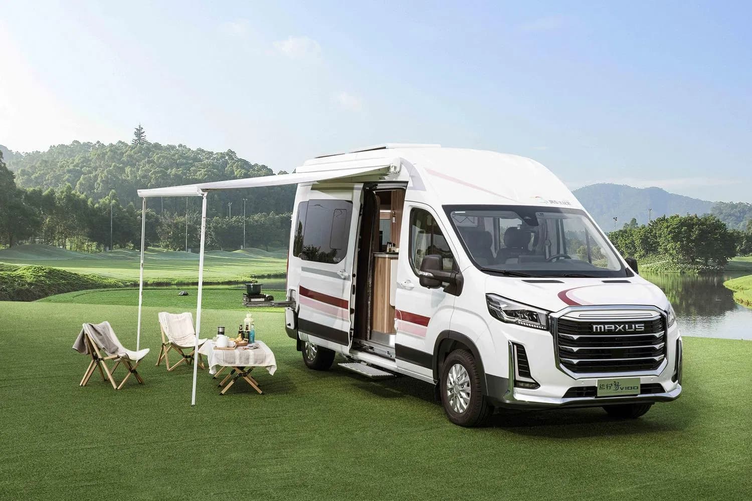 Saic Maxus Life Home V100 Mountain Residence Automatic Motorhome 6-Persons Large Space RV Caravan Truck