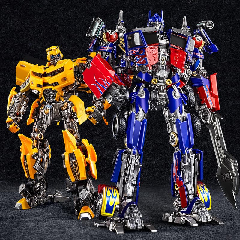 Hot Sale Optimus Prime Transform Robot Car Toys Transformers Bumblebee Deformation Alloy