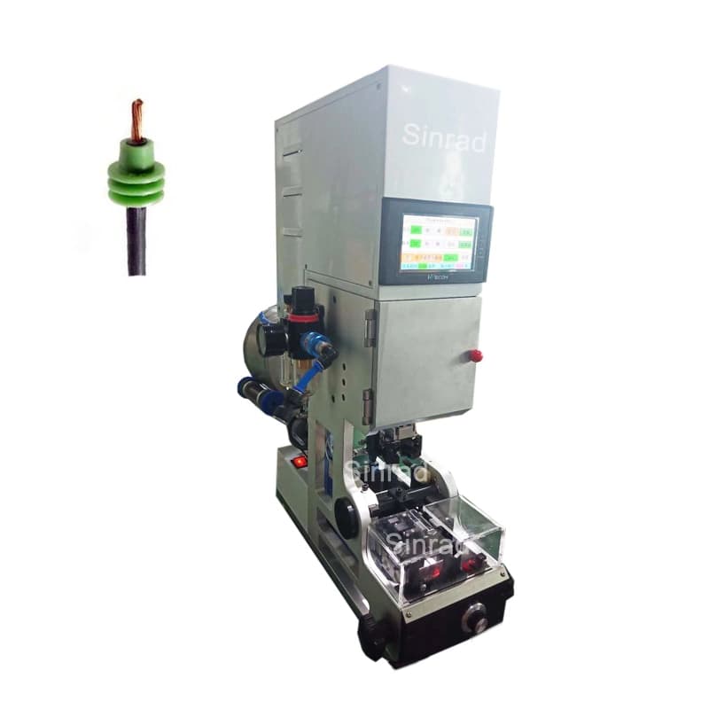 Security Cable Seal Inserting Machine Prepare for Weather Pack Terminal Crimping