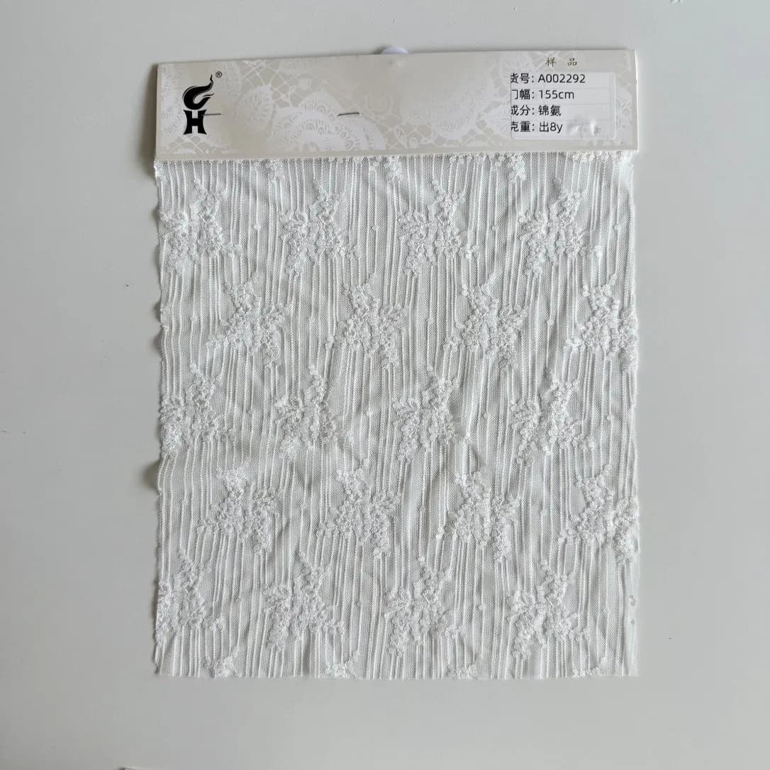 Custom Wholesale Premium Designer Bridal Swiss White Lace Embroidery Cotton Lace Fabric