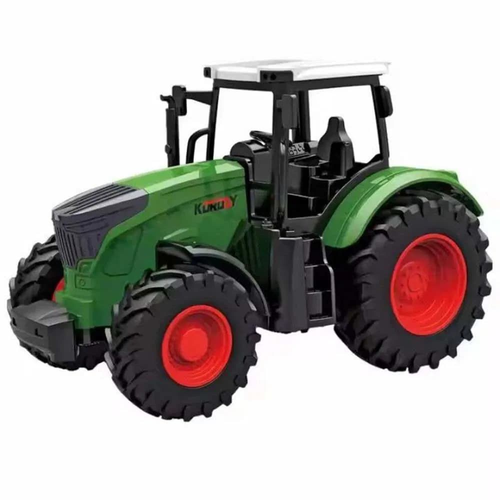 Kids Sliding Farm Tractor Toy, Simulation Inertia Farmer Vehicle Model for Boys