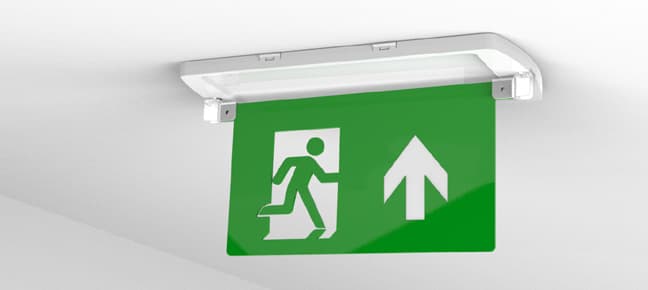IP65 Recessed Ceiling-Mount Emergency Light Wall-Mount