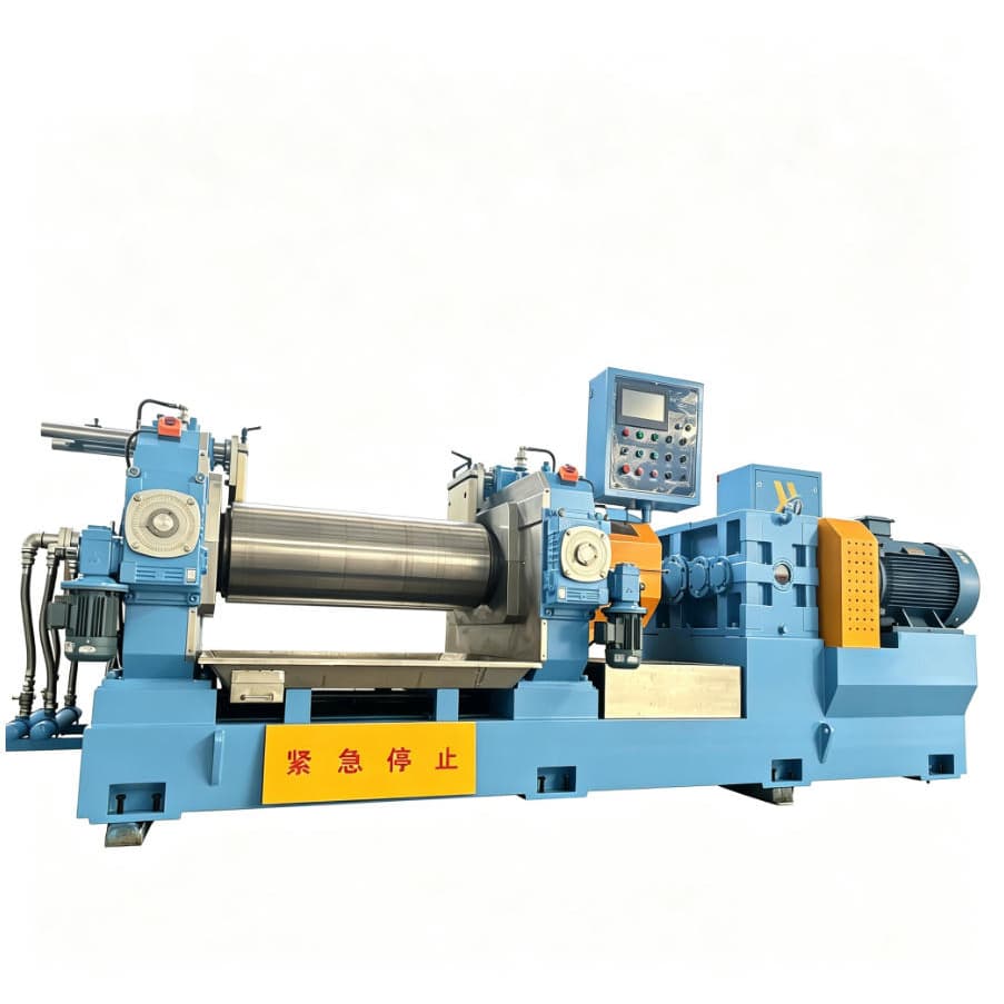 Factory Supply Lab Two Roll Mill for Grease Paint Ink Open Type Two-Roller Mixing Machine Mill for Pigment