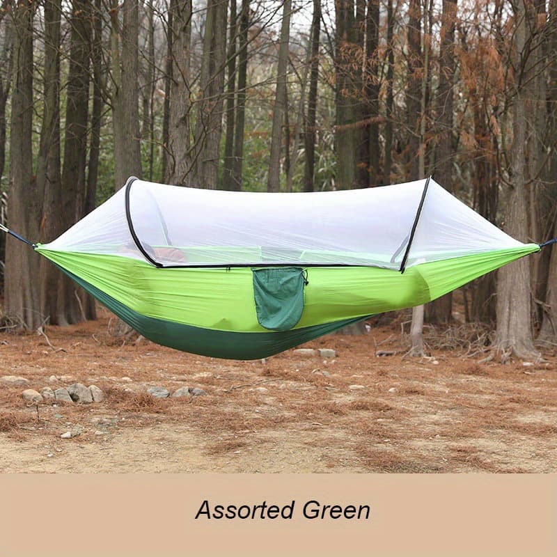 Outdoor Durable Portable Nylon Tree Jungle Black Camping Mosquito Net Hammock