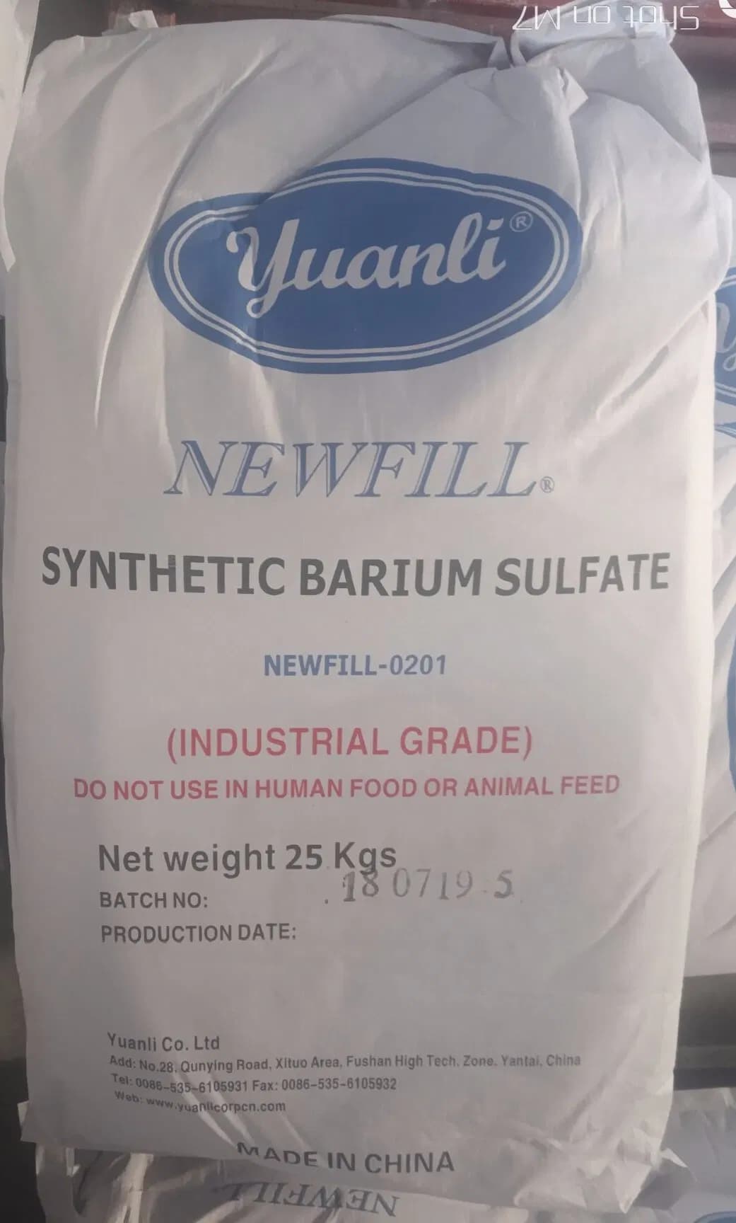 Powder Coating Filler Barium Sulfate (Baritite)