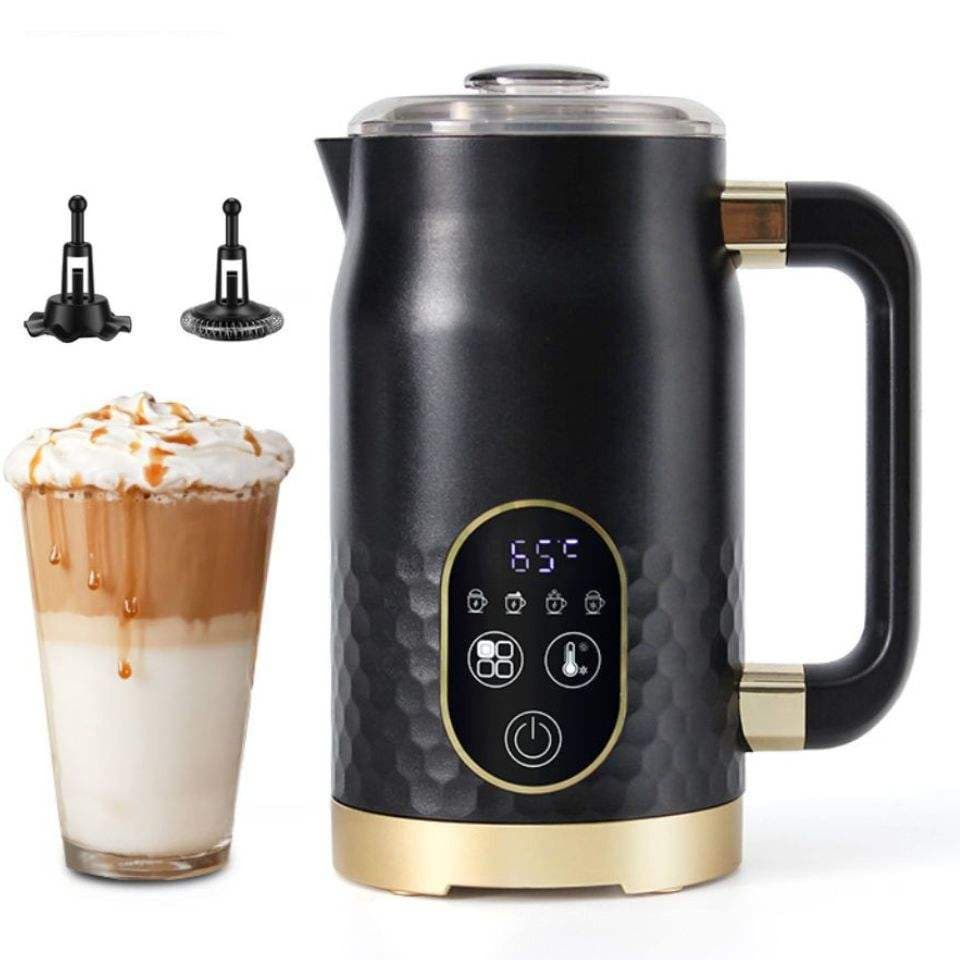 4 in 1automatic Warm and Cold Milk Foamer Auto Shut-off and Silent Operation Milk Steamer Frother