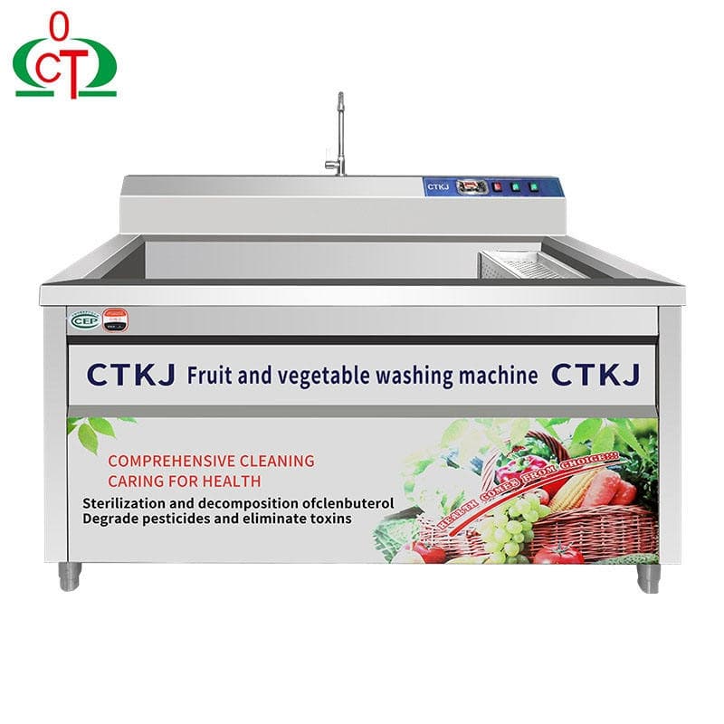 Hotel & Restaurant Supplies Fruit and Vegetable Cleaning Machine Bubble Washer for Efficient Fruit and Vegetable Washing