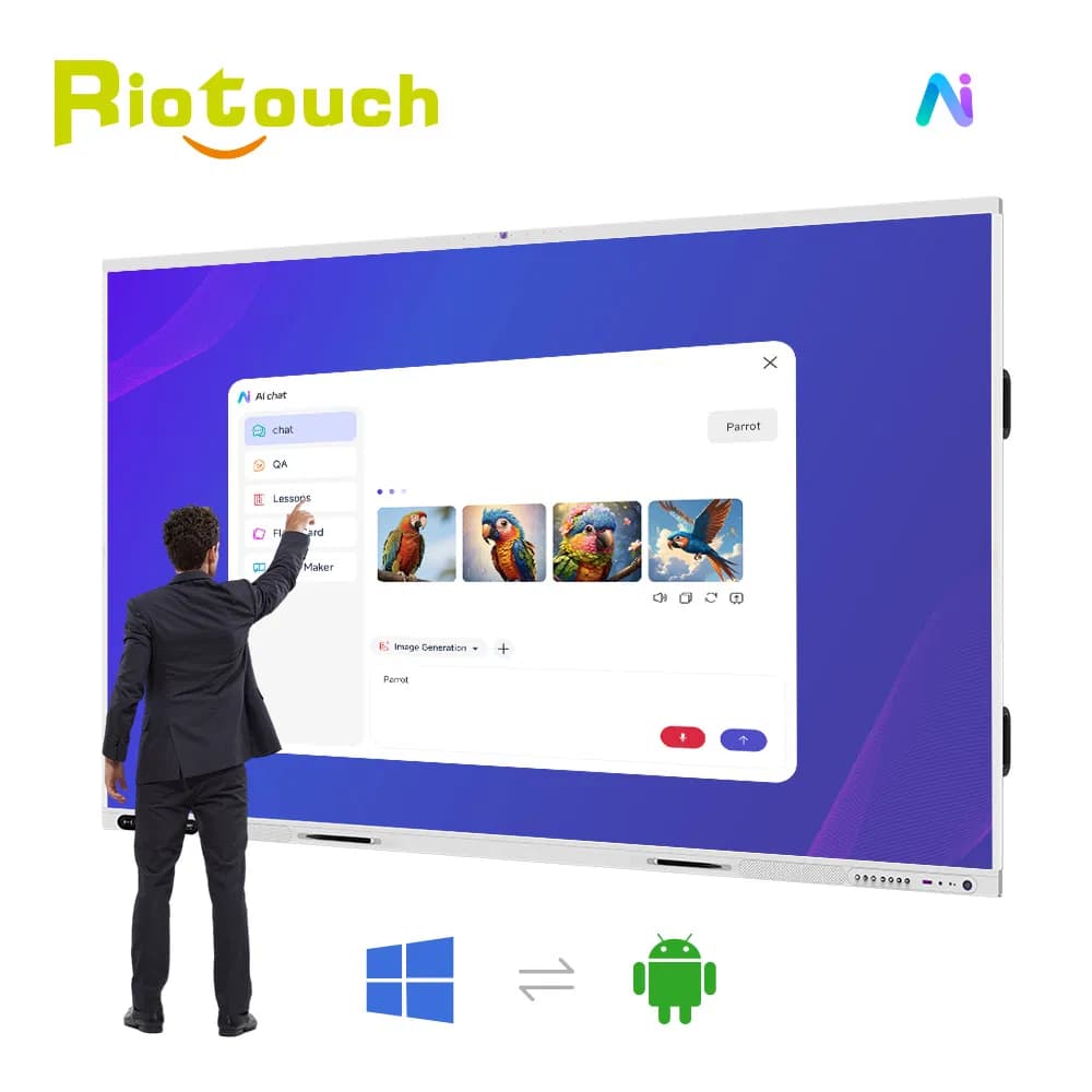 Interactive Clever Touch Interactive Whiteboard for Classroom Touch Board