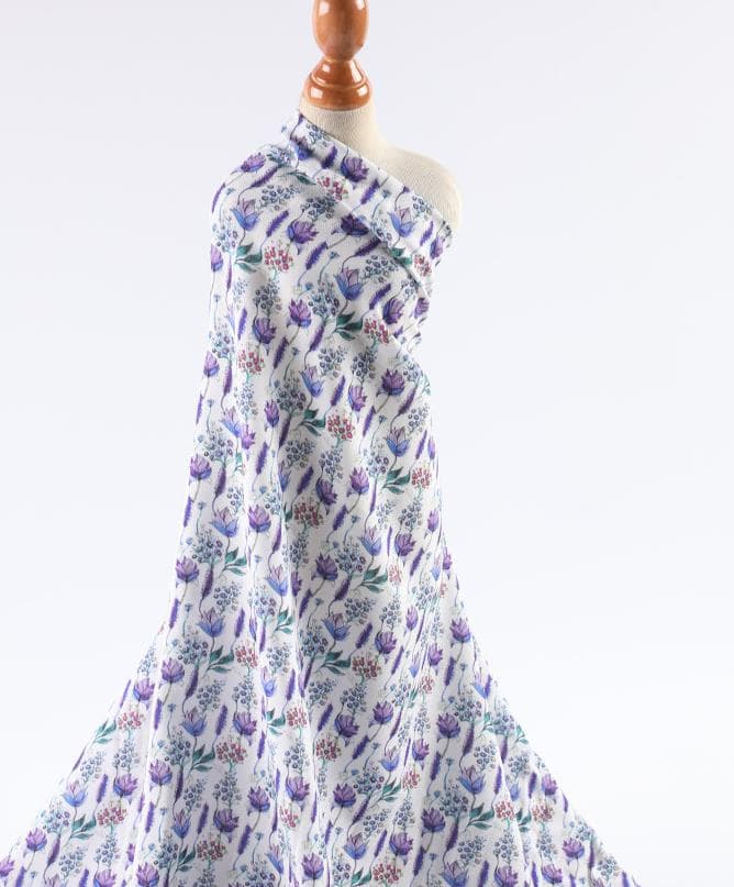 High Quality Woven Digital Printing Fabric Linen Printed Fabric for Fashion