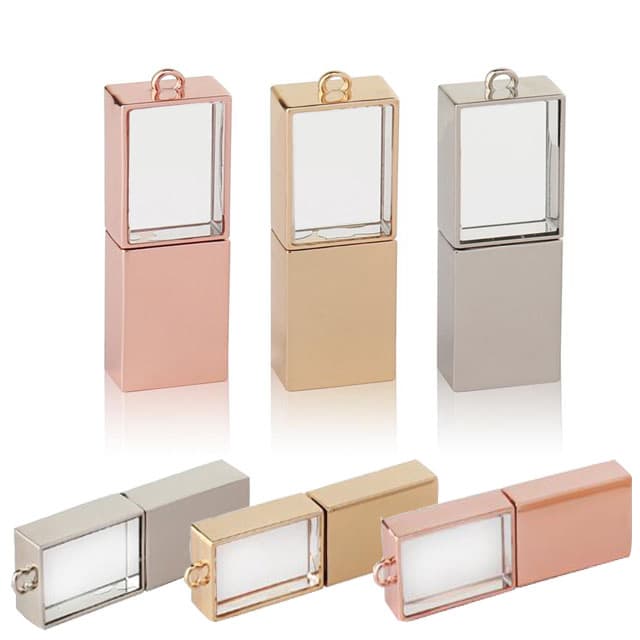 Popular Business Gift 1 GB USB Flash Disk Key Memoria Stick Memory Pendrive 8GB 16GB 32GB Crystal USB Flash Drive