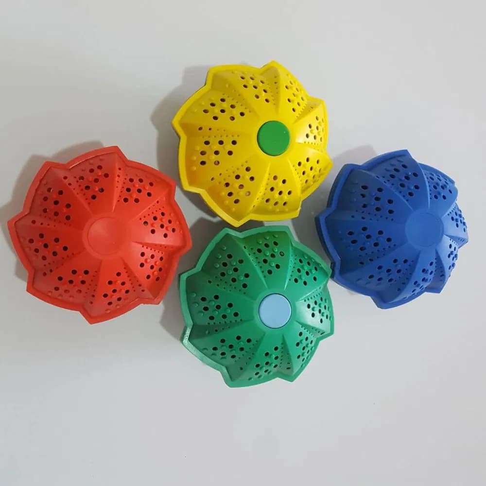 Factory Outlet TPR Sky Blue, Red Laundry Ball for Washing Machine