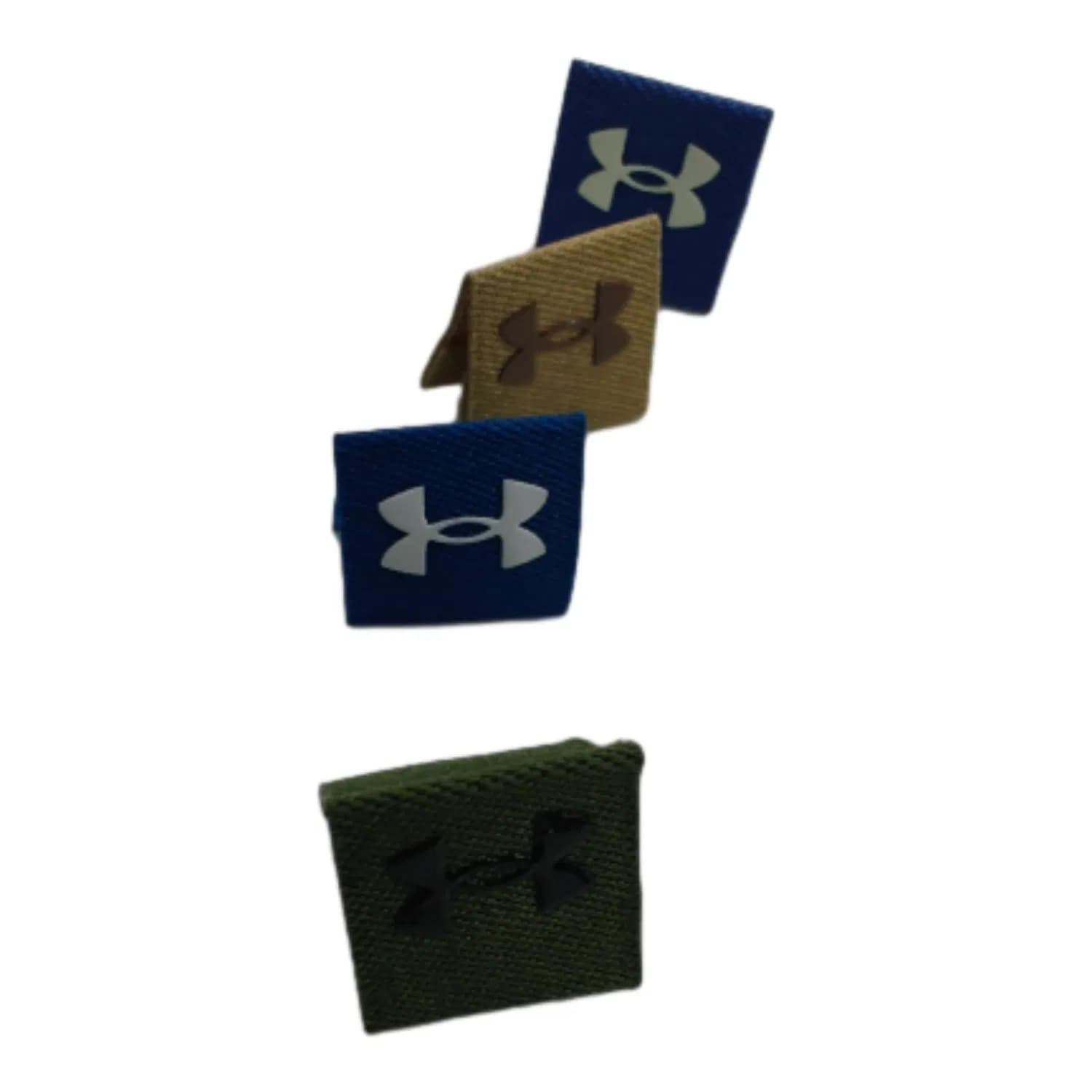 Folded Woven Label with Small Logo for Accessories Hat Cap Bag