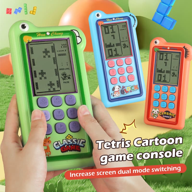 Teris Classic Game Console Toy Bricks Game Machine for Kids
