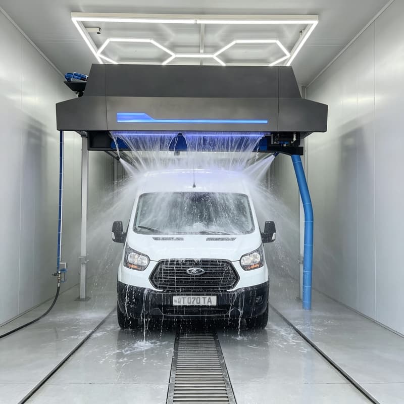 Energy Saving Automatic Car Wash Machine with Variable Speed Drive and Motor