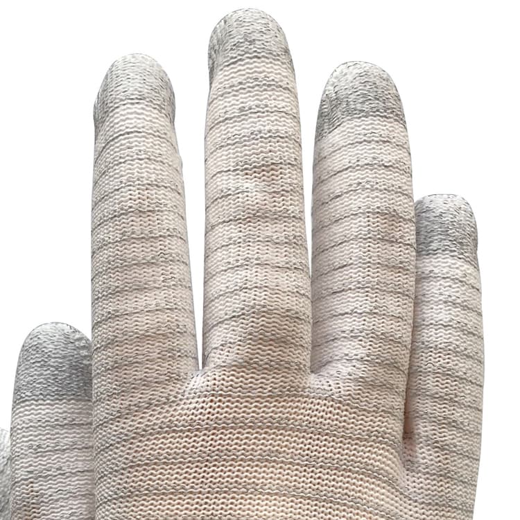 Cheap Price Carbon Fiber Comfortable ESD Anti-Static Stripe Gloves