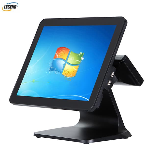 Hot Selling Touch All-in-One 15+12 Inch POS Terminal/Cash Register