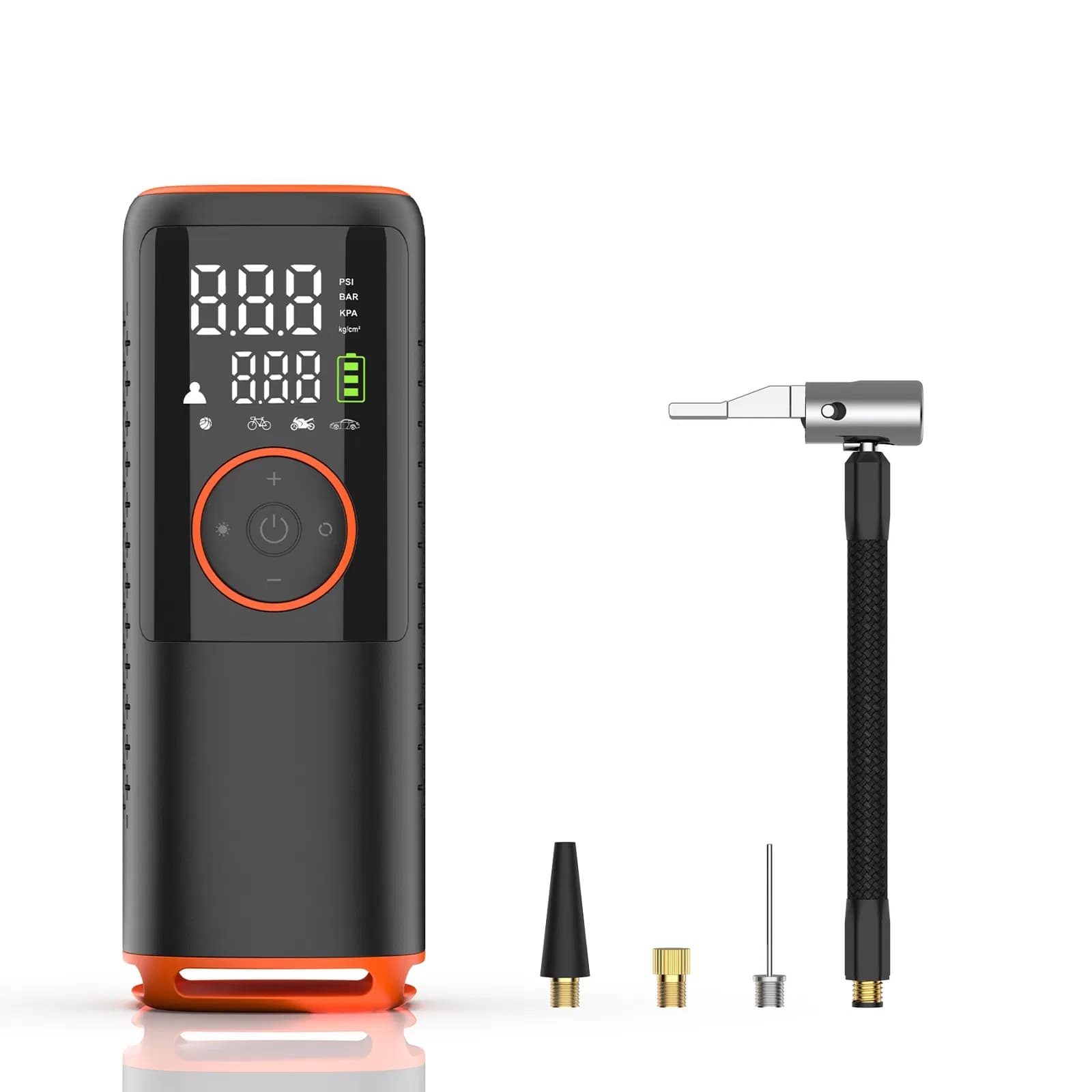 Portable Tire Inflator Rechargeable 12V Car Air Compressor Tire Pump for Emergency Use