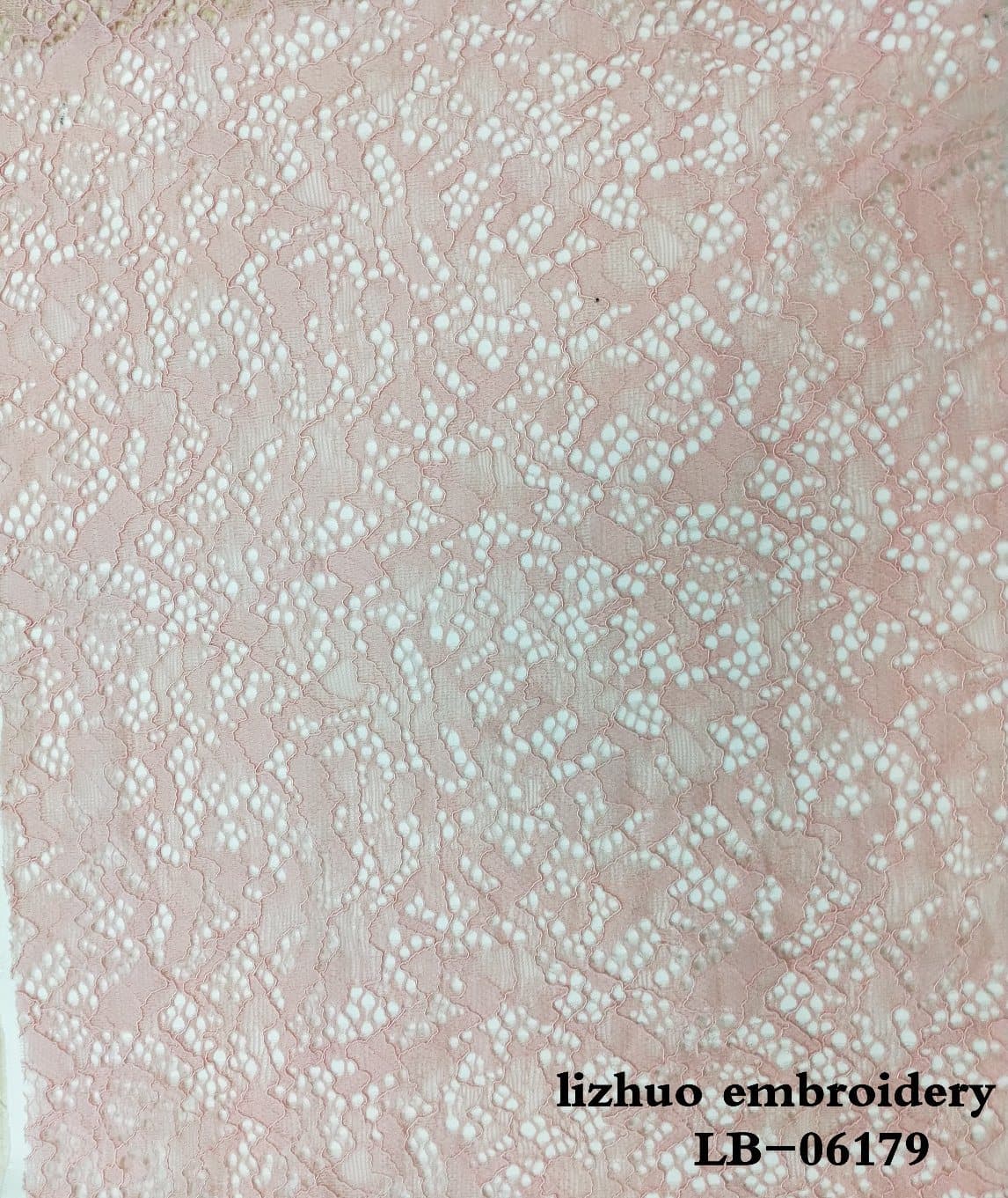 Pink Lace Fabrics Dress Big Lace Fabric for Decoration Fashion Garment Accessory