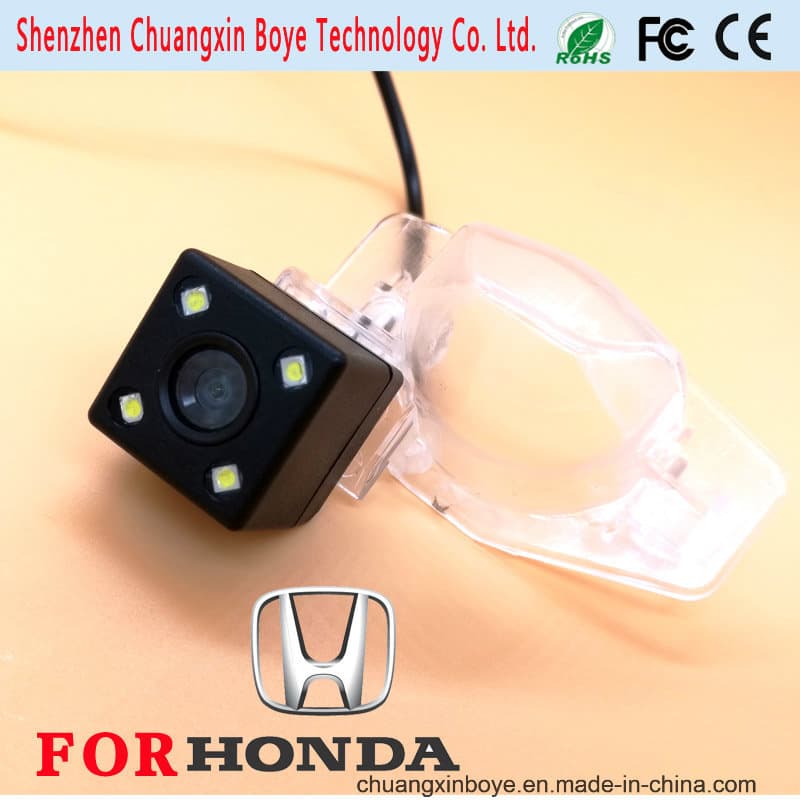 with 4 LED Lights for Night Vision Special Car Back Camera for Honda Fit/CRV/Odyssey