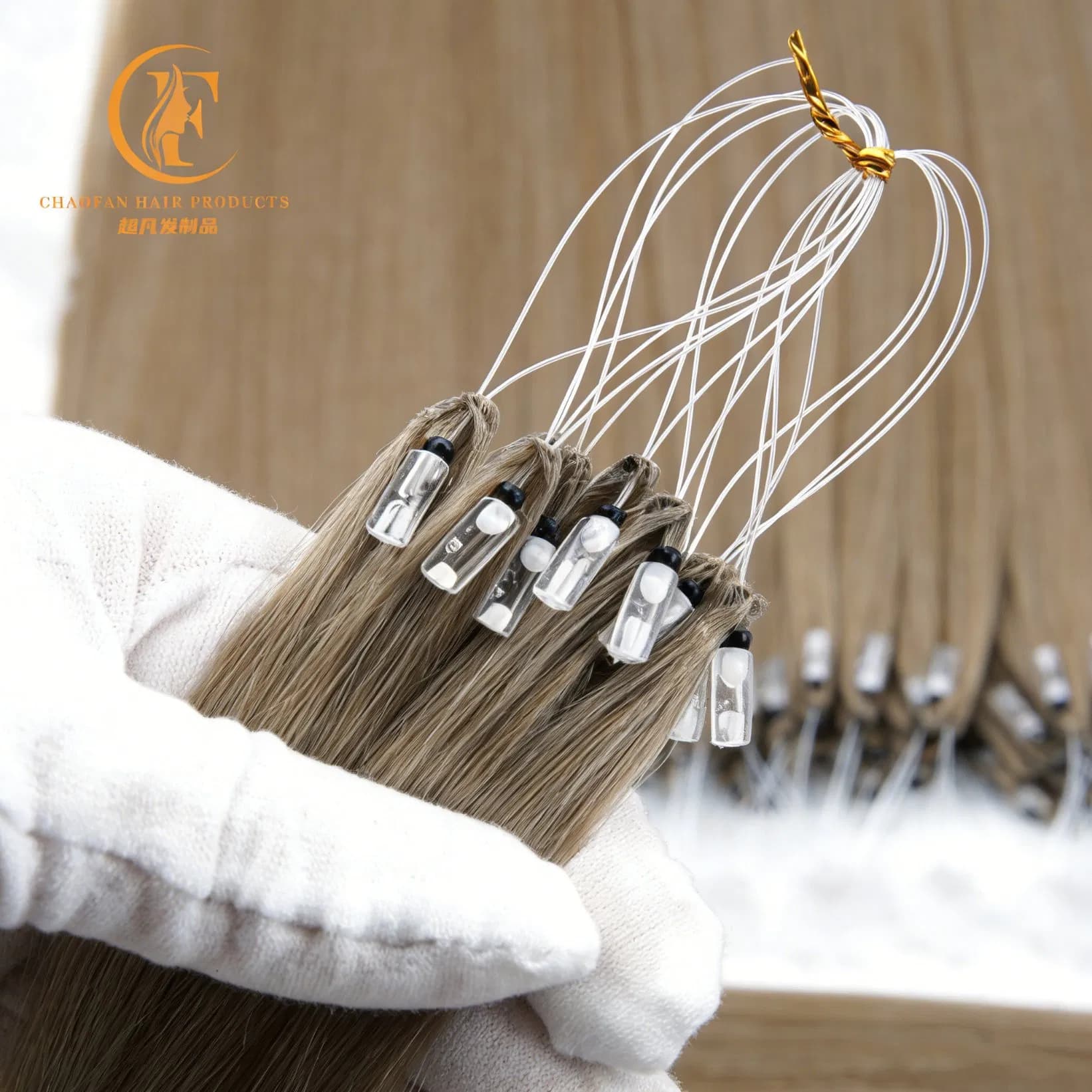Luxury Shandong Real Human Hair Salon Quality Extension