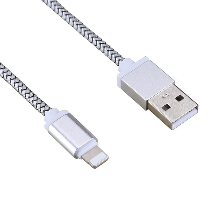 Lightning Cable Nylon Braided USB Charging Cable High Speed Transfer Cord Compatible with Phone 14/13/12/11 PRO Max/Xs Max/Xr/Xs/X/8