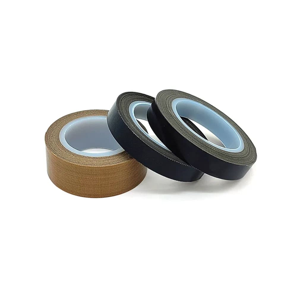 Larger Production Thickness 6mic Jumbo Roll Fiberglass Cloth Adhesive Brunei PTFE Non-Stick Coating Tape for Continuous Seal