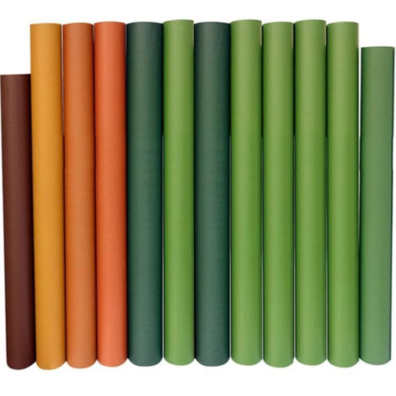 Hsqy 100microns Embossed Green PVC Green Fence Roll