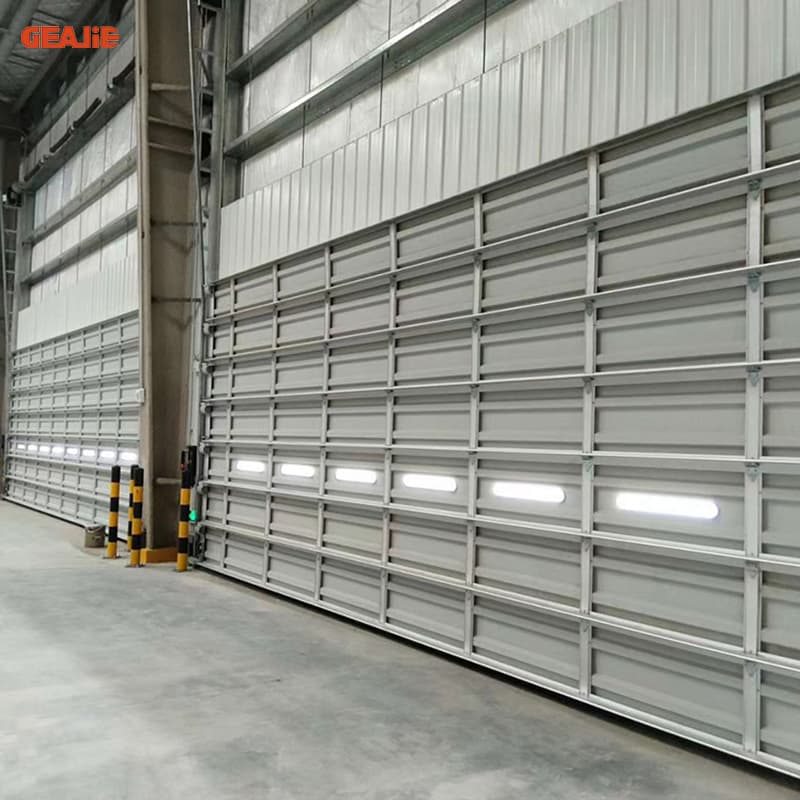 Customized Operation Ways Hot Selling Overhead Sliding Sectional Door
