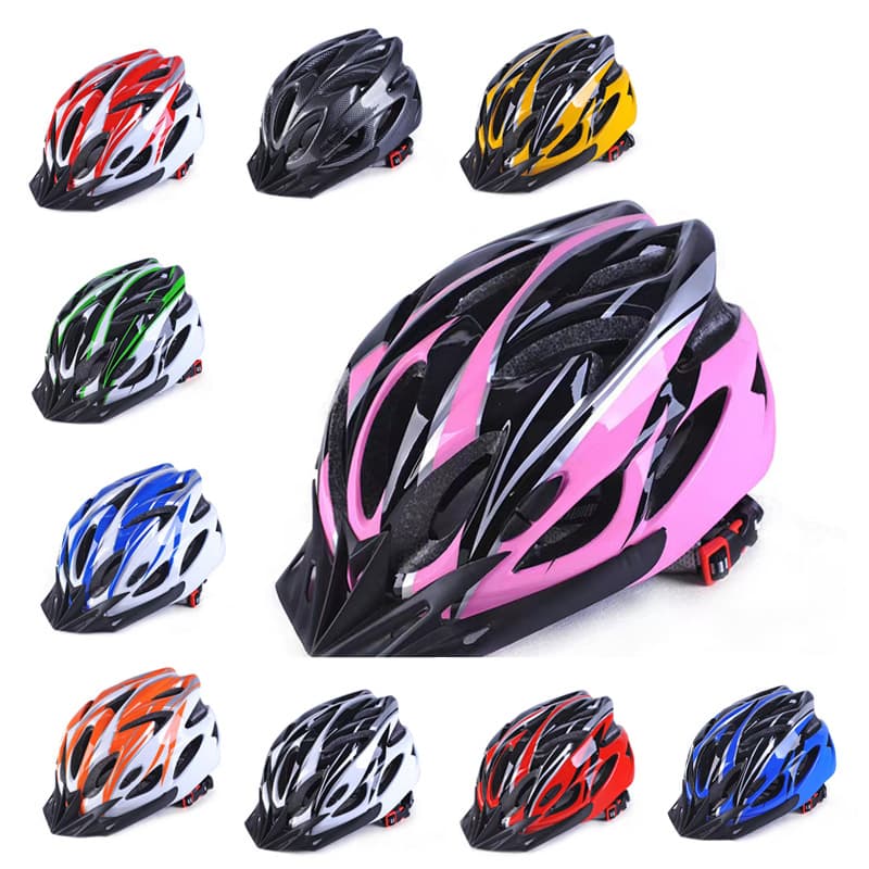 Adjustable Adult Bicycle Helmet, 18 Vents Breathable MTB & Road Bike Helmet with EPS+PC Impact Protection
