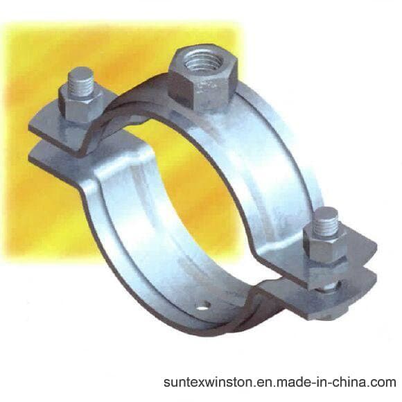 Heavy Duty Steel Rubber Lined Pipe Hanger Clamp