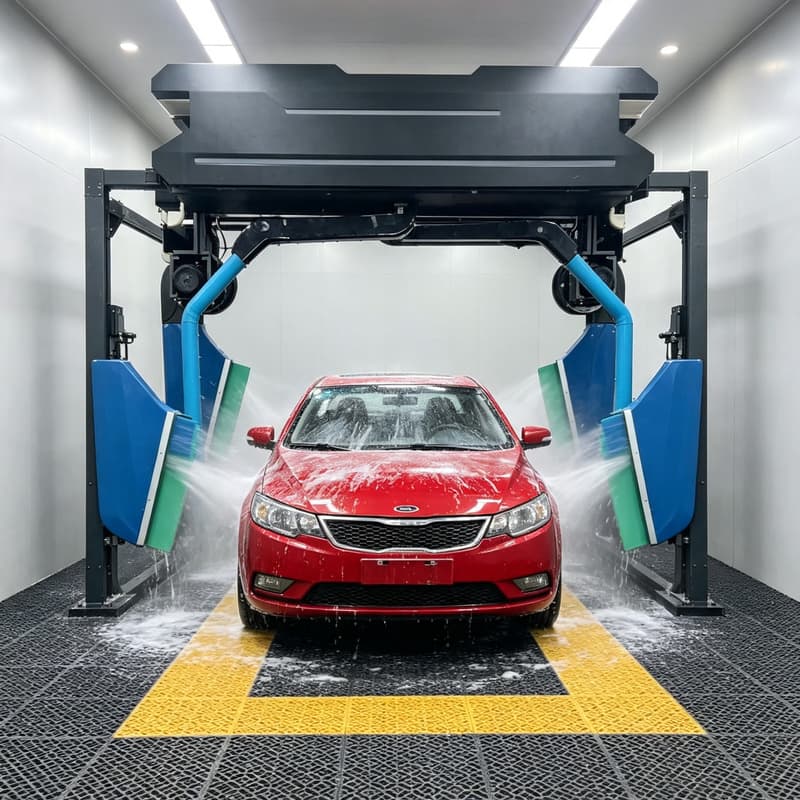 High Quality Automatic Car Wash Machine with Smart Sensor System and Detection
