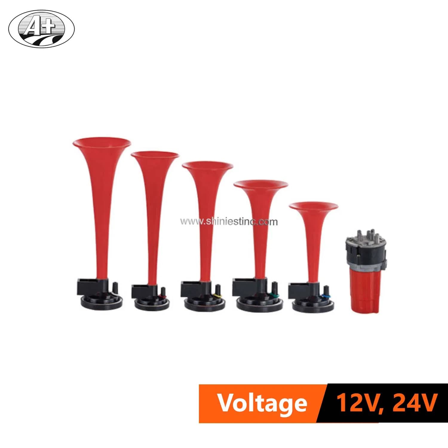 12V 24V 115db Plastic La Cucaracha Musical Vehicle Air Horn