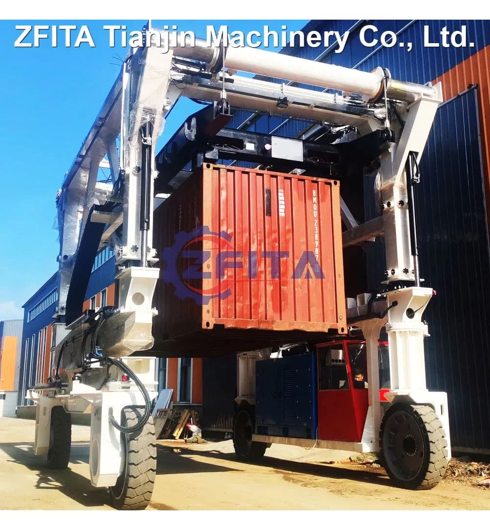 Electric Self-Propelled Rubber Tyred 40FT Container Gantry Crane