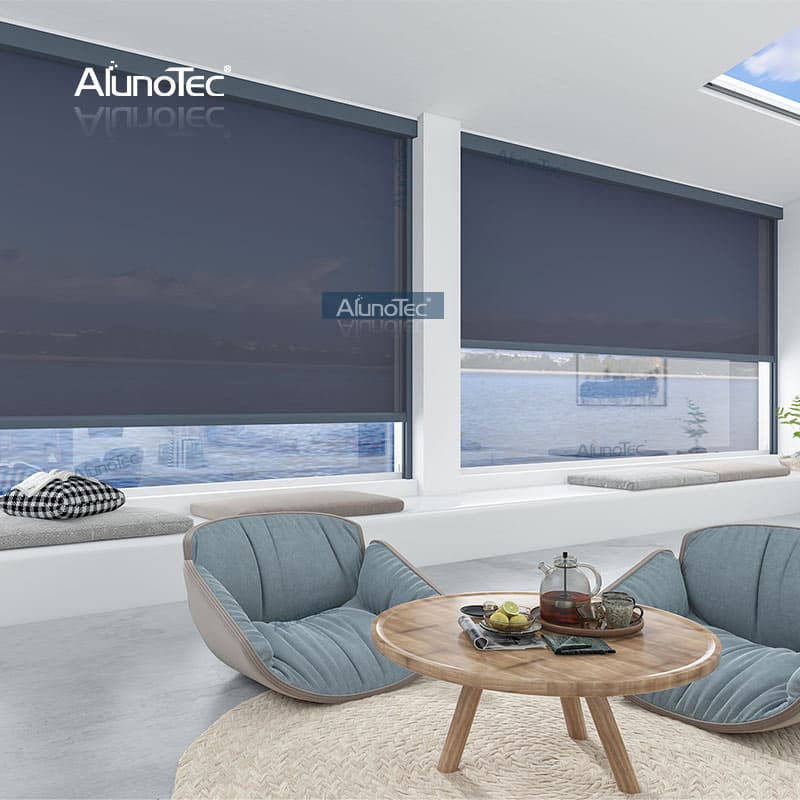 Waterproof Sun Shading Zip Screen External Shades Shutters Vertical Curtains Outdoor Blinds for Outdoor Living