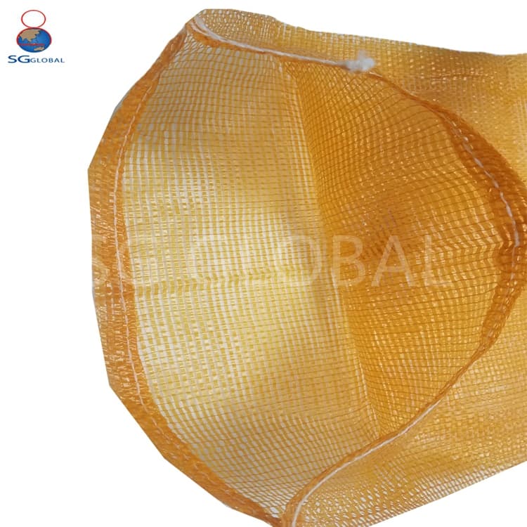 Wholesale 25kg 50kg Red Green Yellow Orange Strong Plastic Mesh Bags Polipropileno