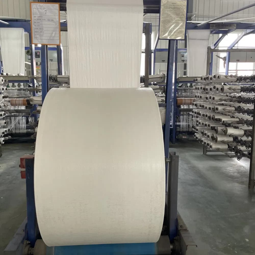 China Manufacturers Premium PP Raffia Coastal Cloth Roll Colombia Polypropylene Tubular Woven Bag Sack Fabric Rolls
